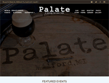 Tablet Screenshot of palateofmilford.com